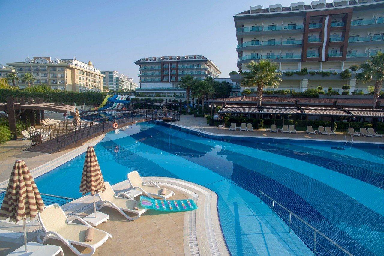 Adalya Ocean Deluxe Otel Side Dış mekan fotoğraf