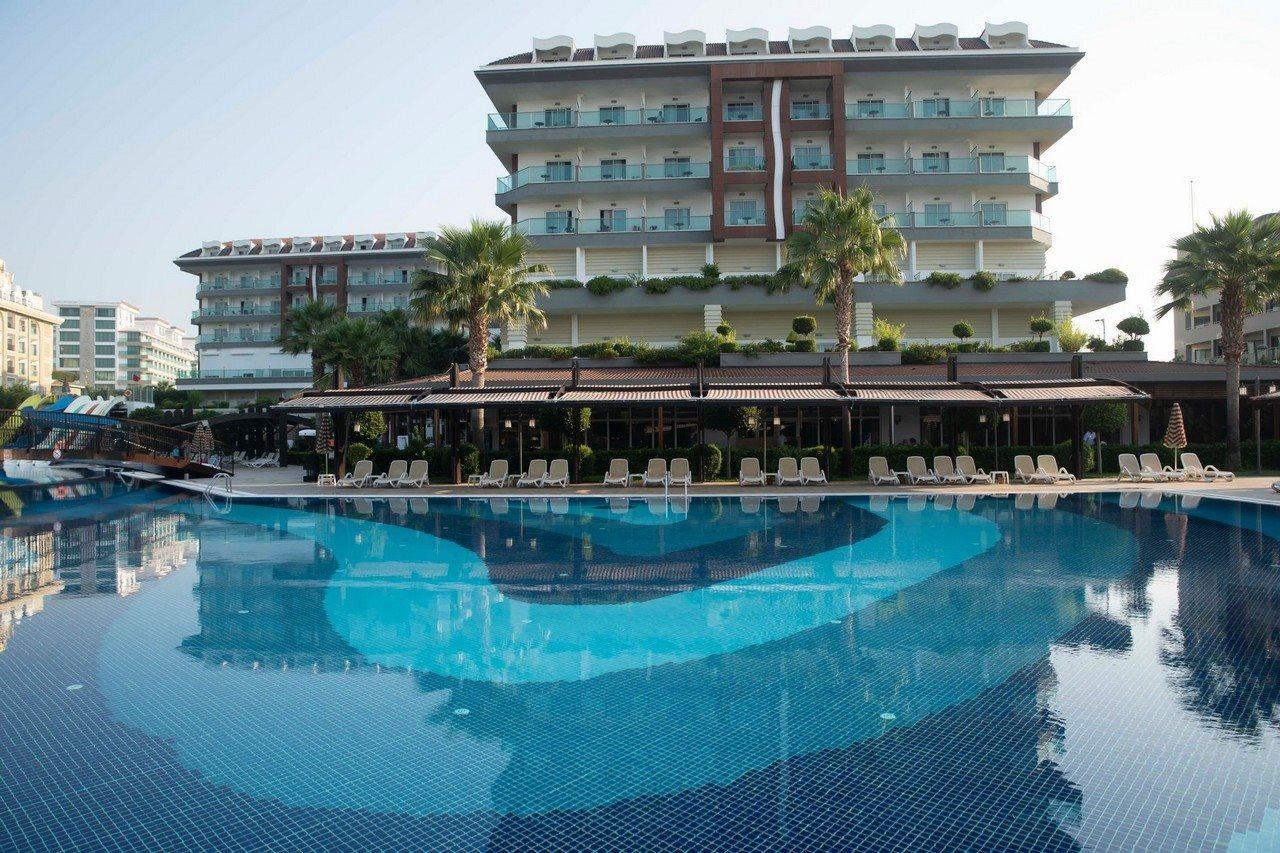 Adalya Ocean Deluxe Otel Side Dış mekan fotoğraf