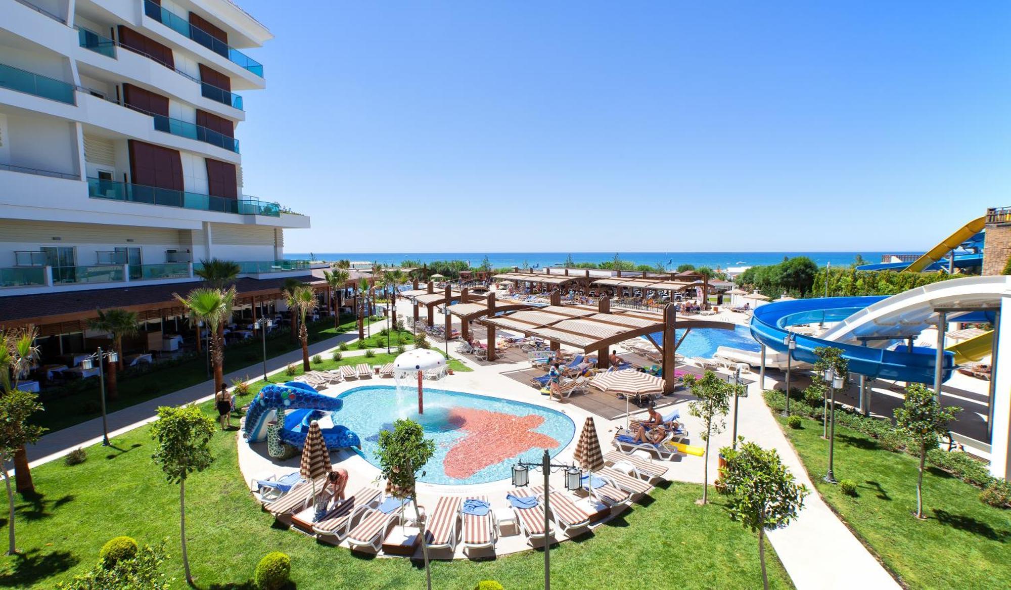 Adalya Ocean Deluxe Otel Side Dış mekan fotoğraf